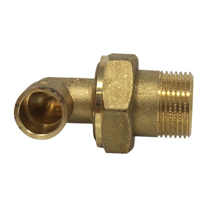 Coude union 3 pièces 98 GCU mâle 3/4" (20/27) - Tube Cuivre Ø16 - Arcanaute