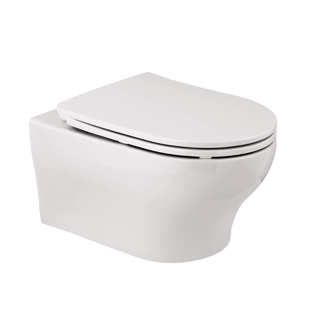 Pack cuvette suspendue rimflush Winner bl sans bride (cuv. RF+ abat. slim easyclip slcl) 
